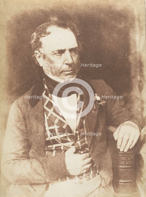 James Glencairn Burns, 1843-47. Creators: David Octavius Hill, Robert Adamson, Hill & Adamson.