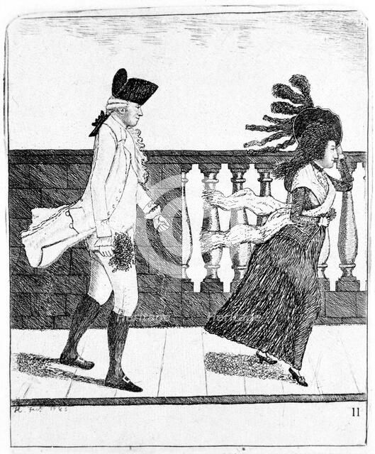 James Graham, Scottish quack doctor, 1795.  Artist: John Kay