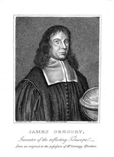 James Gregory, 17th century Scottish mathematician and astronomer. Creator: Unknown