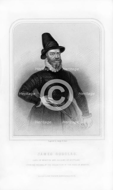 James Douglas, 4th Earl of Morton, (1870).Artist: GB Shaw