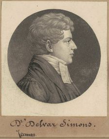 James Dewar Simons, 1809. Creator: Charles Balthazar Julien Févret de Saint-Mémin