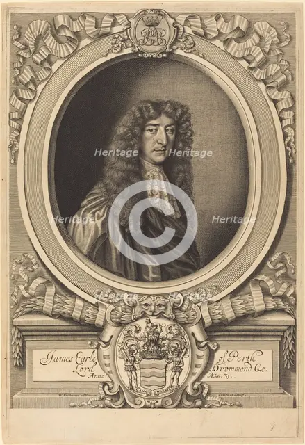 James Drummond, Earl of Perth. Creator: William Faithorne.
