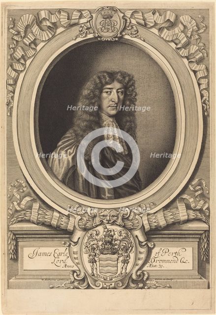 James Drummond, Earl of Perth. Creator: William Faithorne.