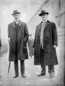 James Edgar Martine, Senator From New Jersey, Right, with Rep. W.I. McCoy, 1911. Creator: Harris & Ewing