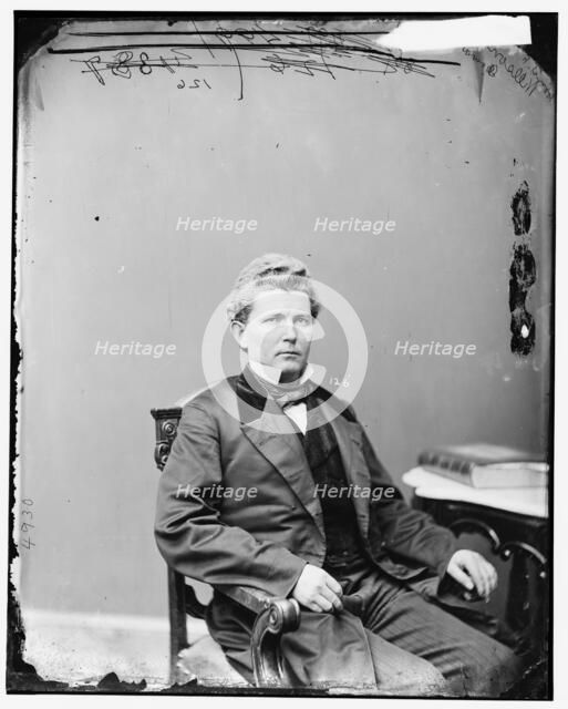James Falconer Wilson of Iowa, between 1865 and 1880.  Creator: Unknown.
