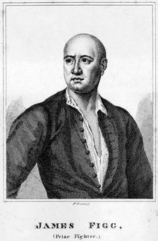 James Figg, prize fighter c19th century.Artist: R Graves