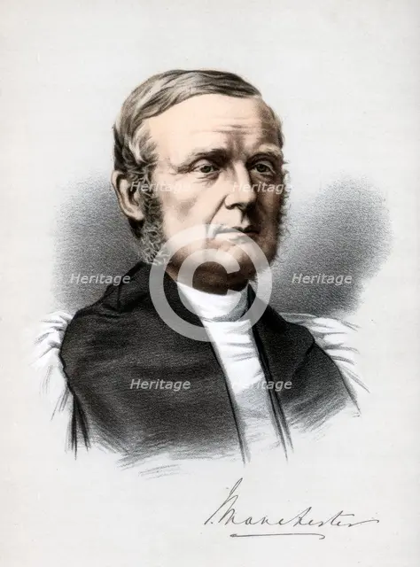 James Fraser, Anglican bishop of Manchester, c1890.Artist: Cassell, Petter & Galpin