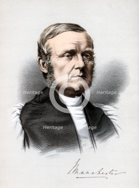 James Fraser, Anglican bishop of Manchester, c1890.Artist: Cassell, Petter & Galpin
