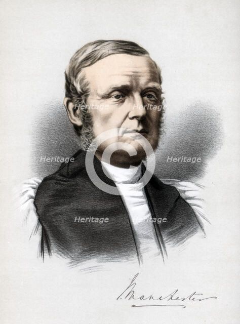James Fraser, Anglican bishop of Manchester, c1890.Artist: Cassell, Petter & Galpin