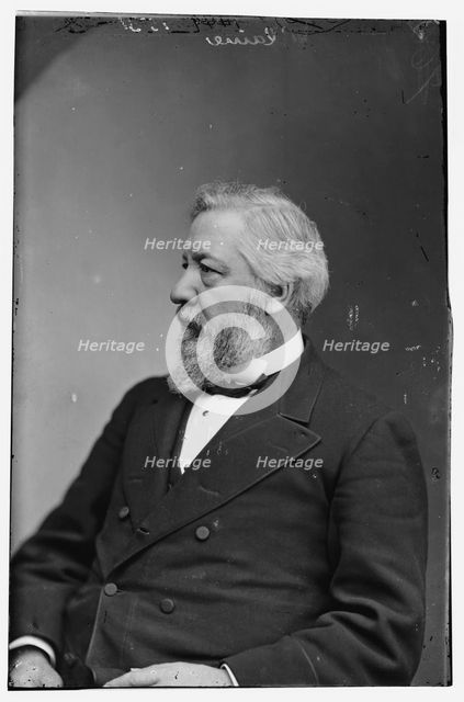 James G. Blaine of Maine, Secty of State, between 1870 and 1880. Creator: Unknown.