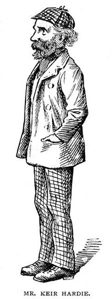 (James) Keir Hardie, Scottish-born British trade unionist and Labour politician, 1903