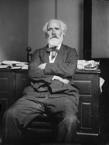James Keir Hardie seated in study, 1914. Creator: Bain News Service