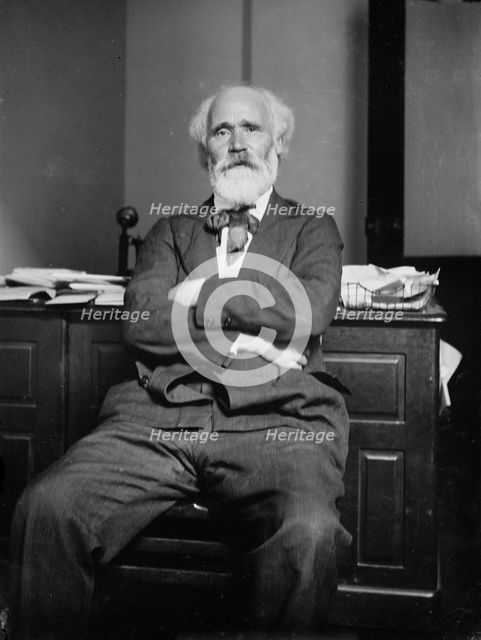 James Keir Hardie seated in study, 1914. Creator: Bain News Service.