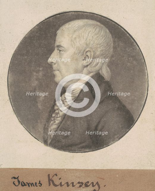 James Kinsey, 1807. Creator: Charles Balthazar Julien Févret de Saint-Mémin.