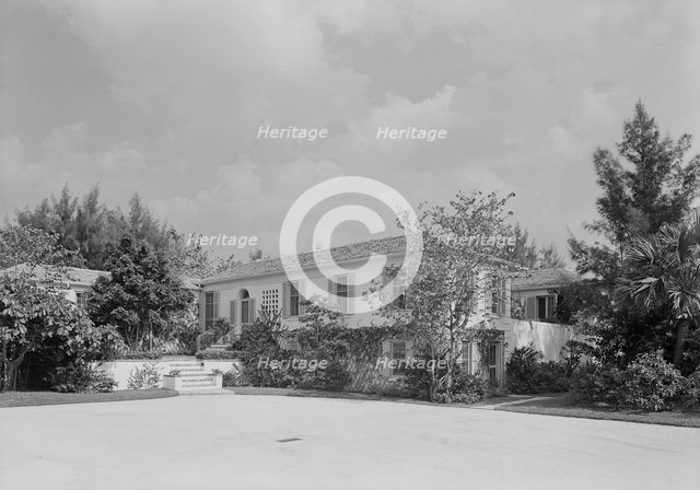 James H. McGraw, Jr., residence in Hobe Sound, Florida, 1941. Creator: Gottscho-Schleisner, Inc.