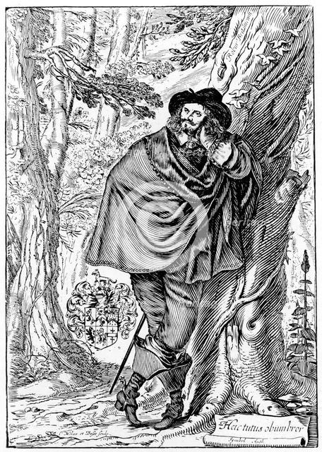 James Howell (c1594-1666), Welsh writer, c17th century (1926). Artist: Unknown
