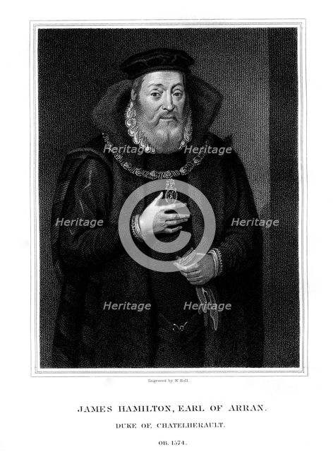 James Hamilton, 2nd Earl of Arran, Scottish nobleman, (1826).Artist: W Holl