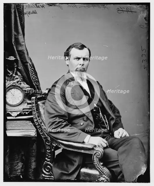 James Harvey Slater of Oregon, between 1860 and 1875. Creator: Unknown.