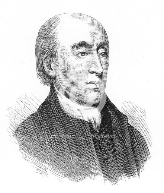James Hutton, Scottish geologist, 18th century, (1875). Artist: Unknown