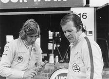 James Hunt with Charles Lucas, c1970
