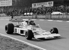 James Hunt in McLaren-Ford M23, Brands Hatch, Kent, 1977