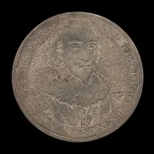 James I, 1566-1625, King of England 1603 [obverse], c. 1625. Creator: Simon de Passe