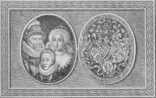 James I Anne of Denmark and Henry, Prince of Wales 1612, (1904). Artist: Simon de Passe