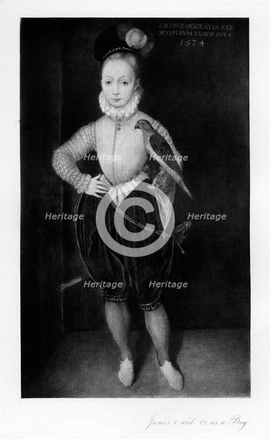 James I as a boy, (1907). Artist: Unknown