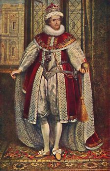 James I. (Hampton Court Palace) c1620, (1903). Artist: Paulus van Somer