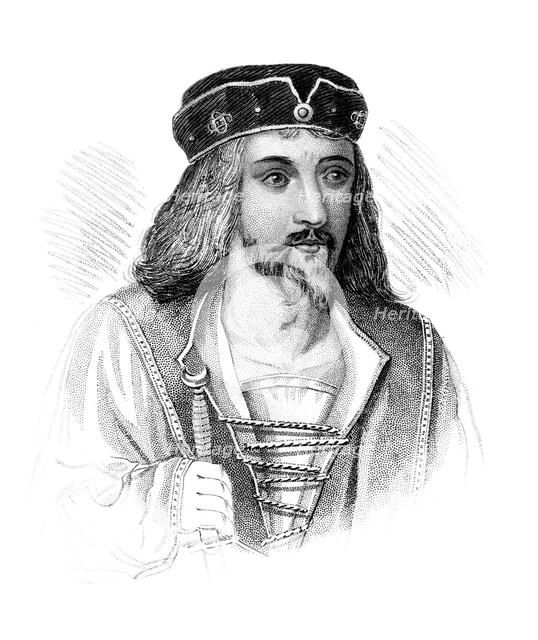 James I, King of Scotland, (c1850). Artist: Unknown