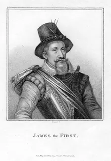 James I of England and VI of Scotland, (1806).Artist: Bacquet