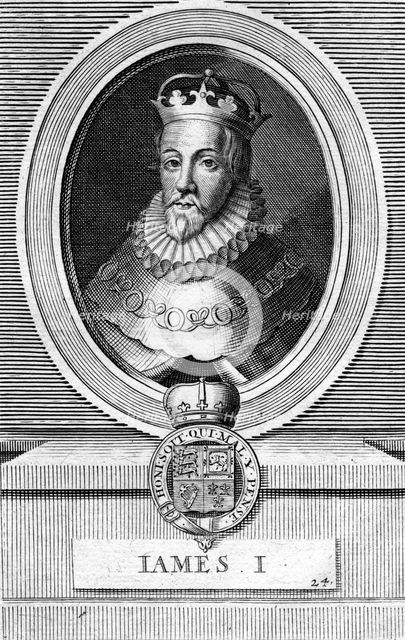 James I of England. Artist: Unknown