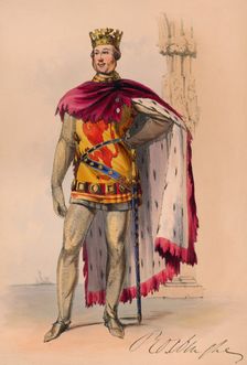 James Innes-Ker in Plantagenet costume for Queen Victoria's Bal Costume, May 12 1842, (1843). Creator: John Richard Coke Smyth
