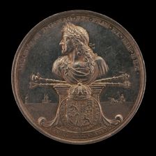 James II, 1633-1701, King of England 1685-1688 [obverse], 1685. Creator: Reinier Arondeaux