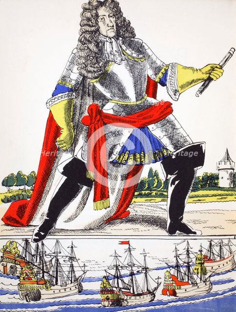 James II, King of Great Britain and Ireland from 1685, (1932). Creator: Rosalind Thornycroft.