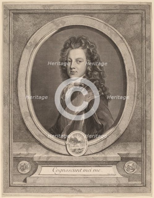James III, Prince of Wales. Creator: Gerard Edelinck.