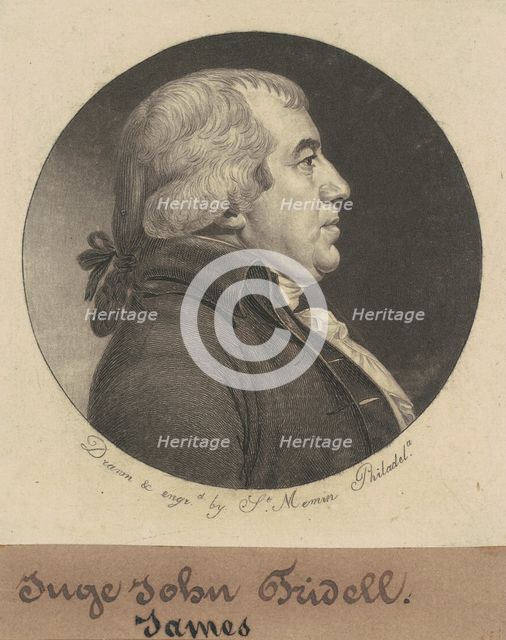 James Iredell, 1798-1799. Creator: Charles Balthazar Julien Févret de Saint-Mémin.