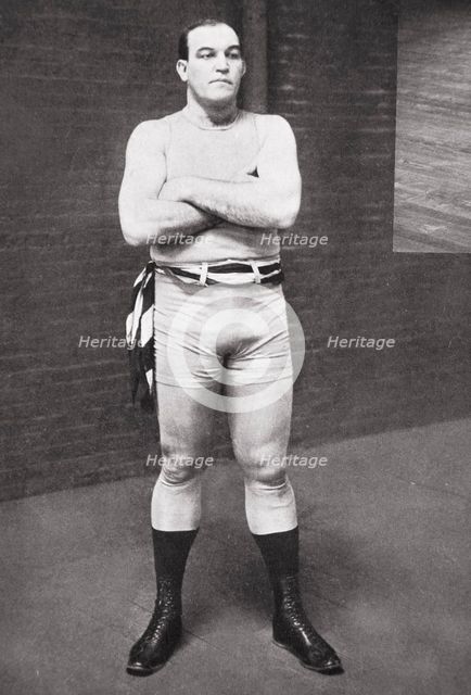 James J Jeffries, American boxer, 1910. Creator: Unknown.