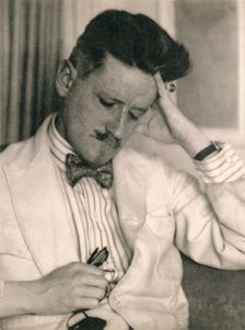 James Joyce, Irish author, 20th century. Creator: Unknown