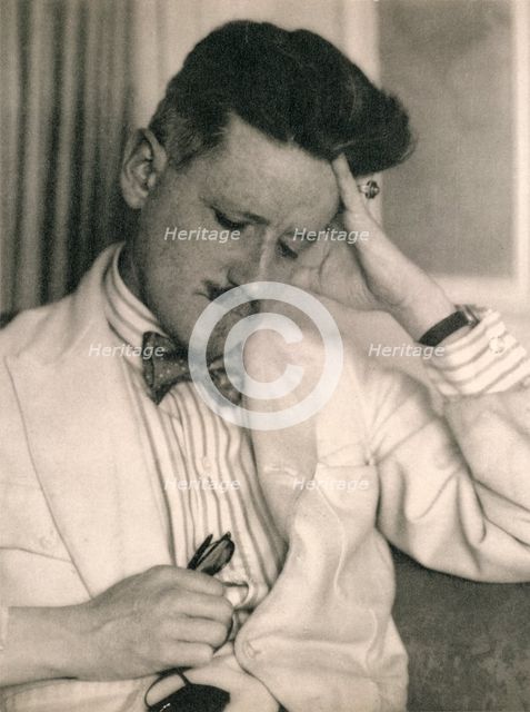 James Joyce, Irish author, 20th century. Creator: Unknown.