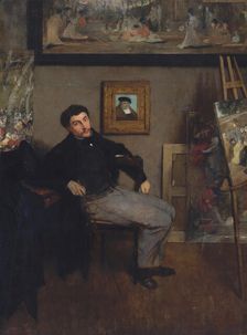 James-Jacques-Joseph Tissot (1836-1902), ca. 1867-68. Creator: Edgar Degas