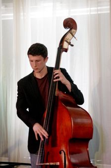 James Owston, Xhosa Cole Quartet, Watermill Jazz Club, Dorking, Surrey, 21 Jan 2020. Creator: Brian O'Connor