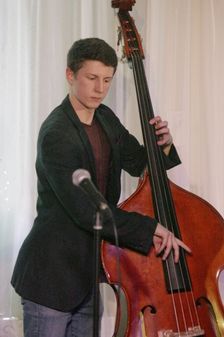 James Owston, Xhosa Cole Quartet, Watermill Jazz Club, Dorking, Surrey, 21 Jan 2020. Creator: Brian O'Connor
