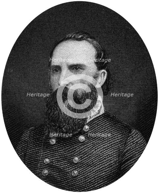 James Longstreet, Confederate general, 1862-1867.Artist: J Rogers