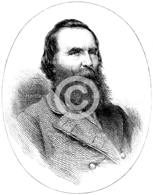 James Longstreet, Confederate General of the American Civil War, (c1880). Artist: Unknown