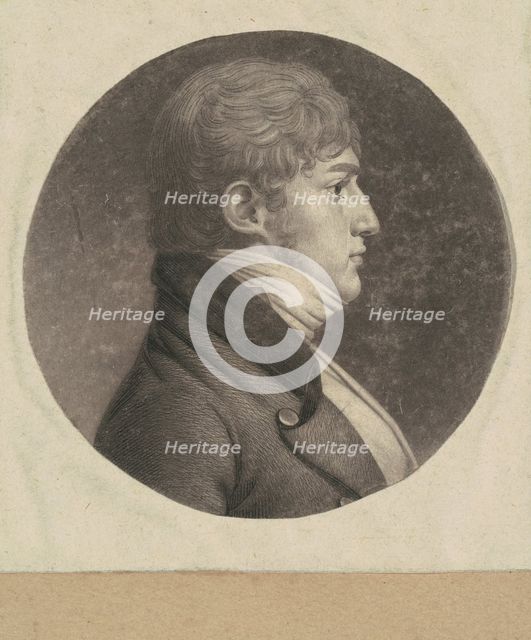 James Latimer Cuthbert, 1798-1803. Creator: Charles Balthazar Julien Févret de Saint-Mémin.