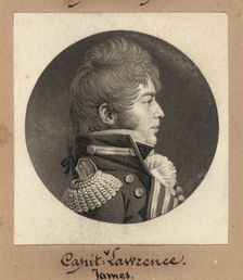 James Lawrence, 1810. Creator: Charles Balthazar Julien Févret de Saint-Mémin