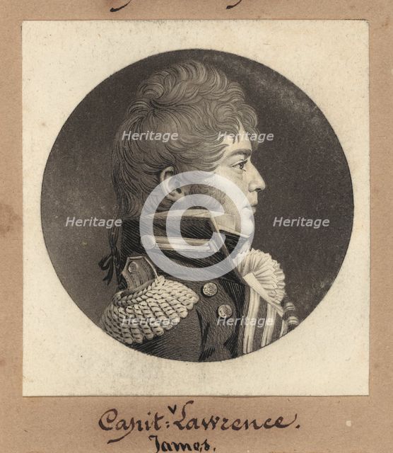 James Lawrence, 1810. Creator: Charles Balthazar Julien Févret de Saint-Mémin.
