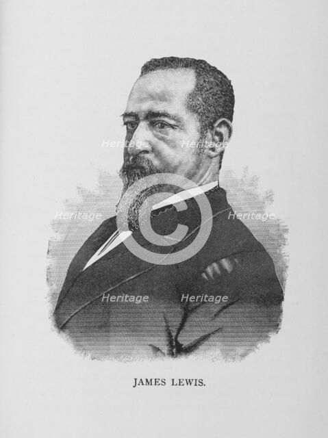 James Lewis, 1887. Creator: Unknown.