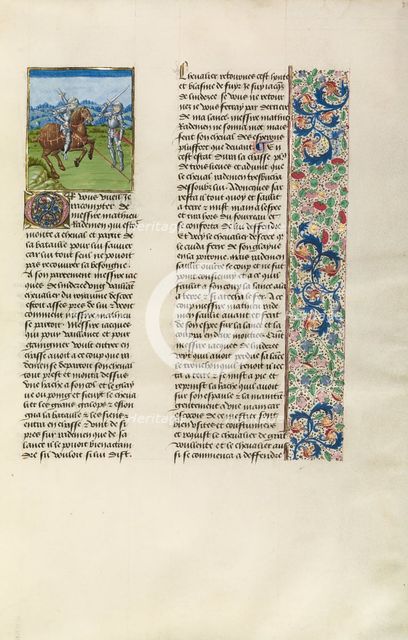 James Lindsay Defeated in Battle; Chroniques (Book Three), about 1480-1483. Creator: Unknown.